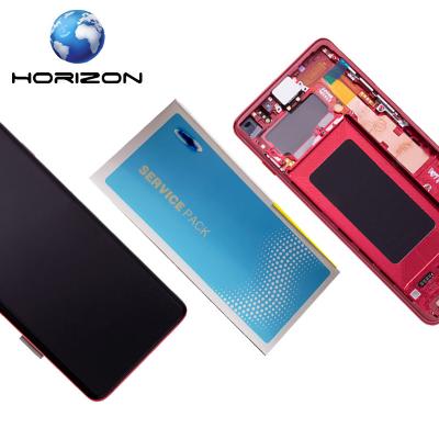 service pack lcd for samsung S10 GH82-18850H  red